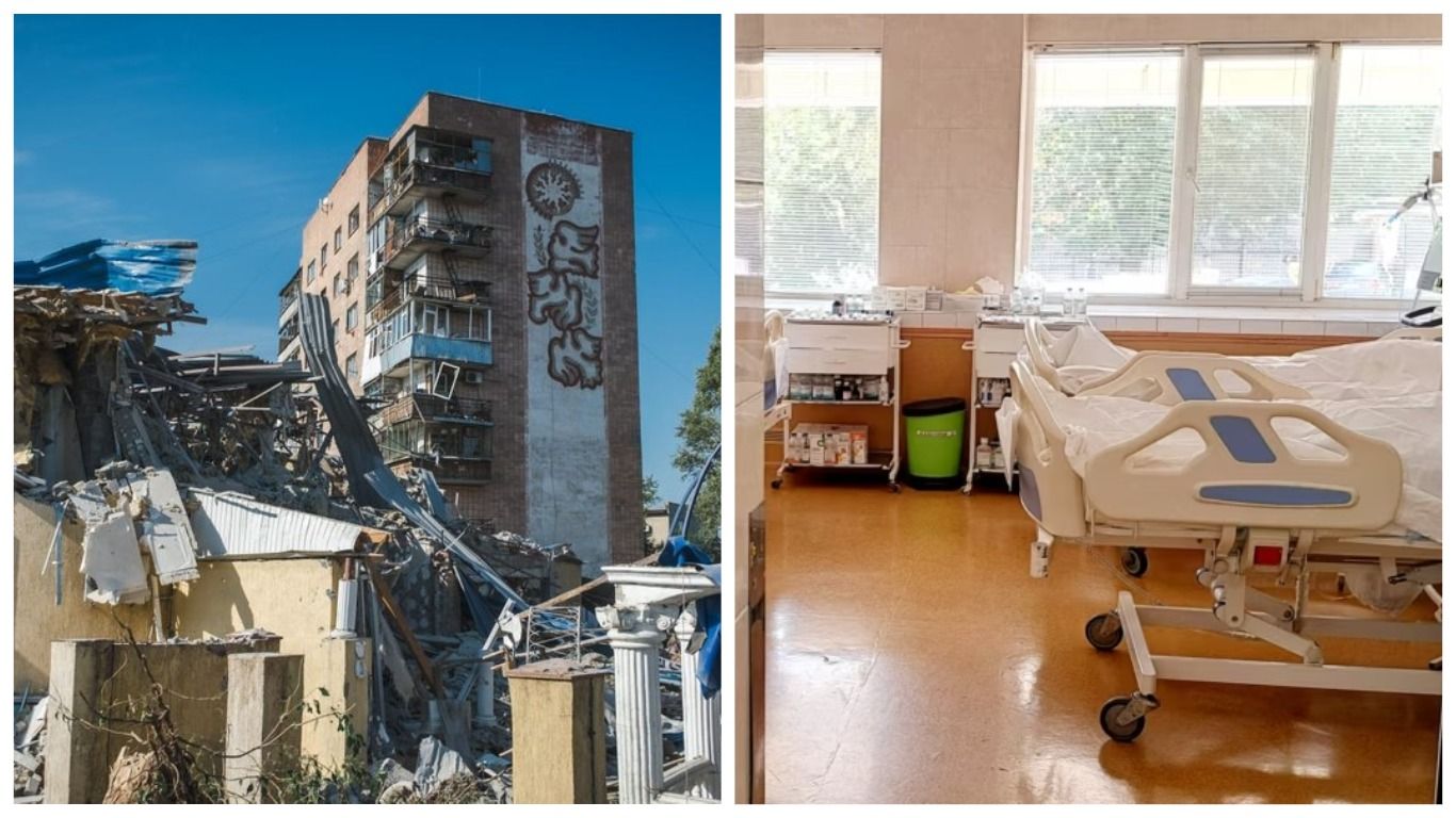 Удар по отелю в Краматорске Удар по отелю в Краматорске